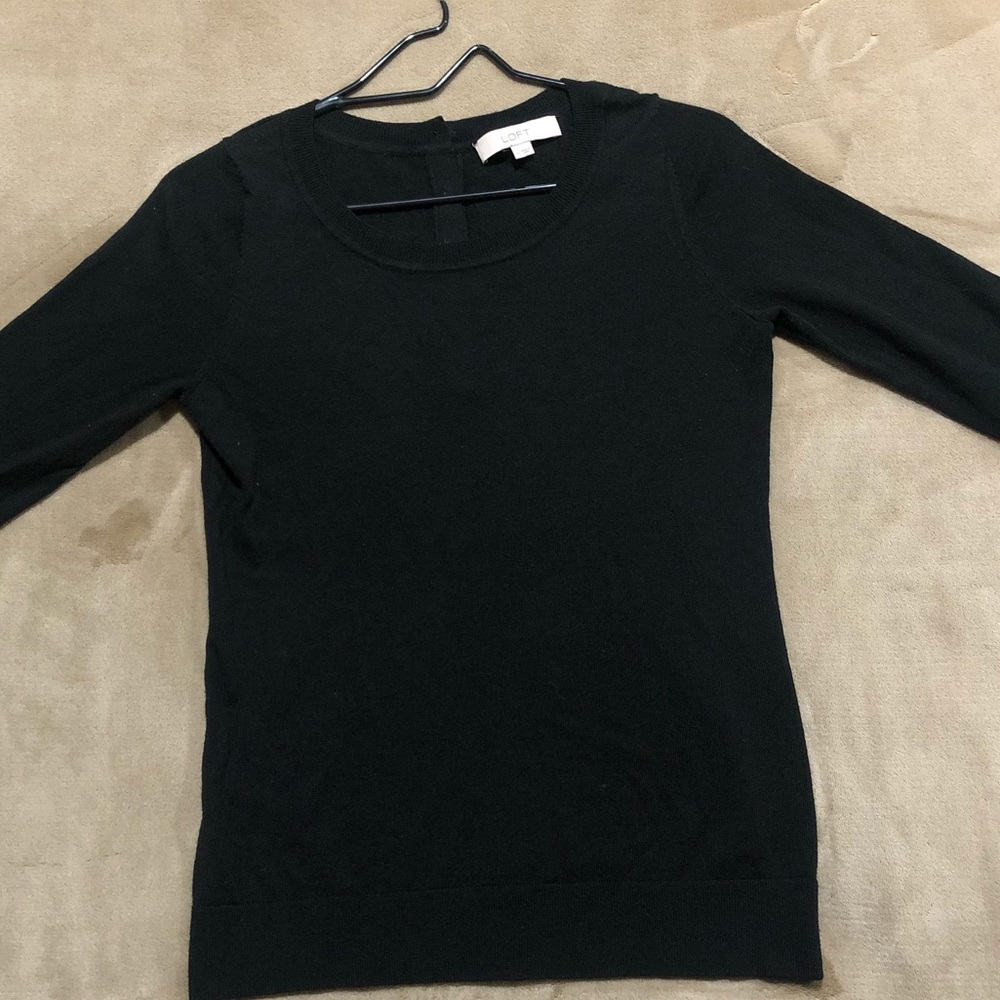 Ann Taylor Loft Black Sweater